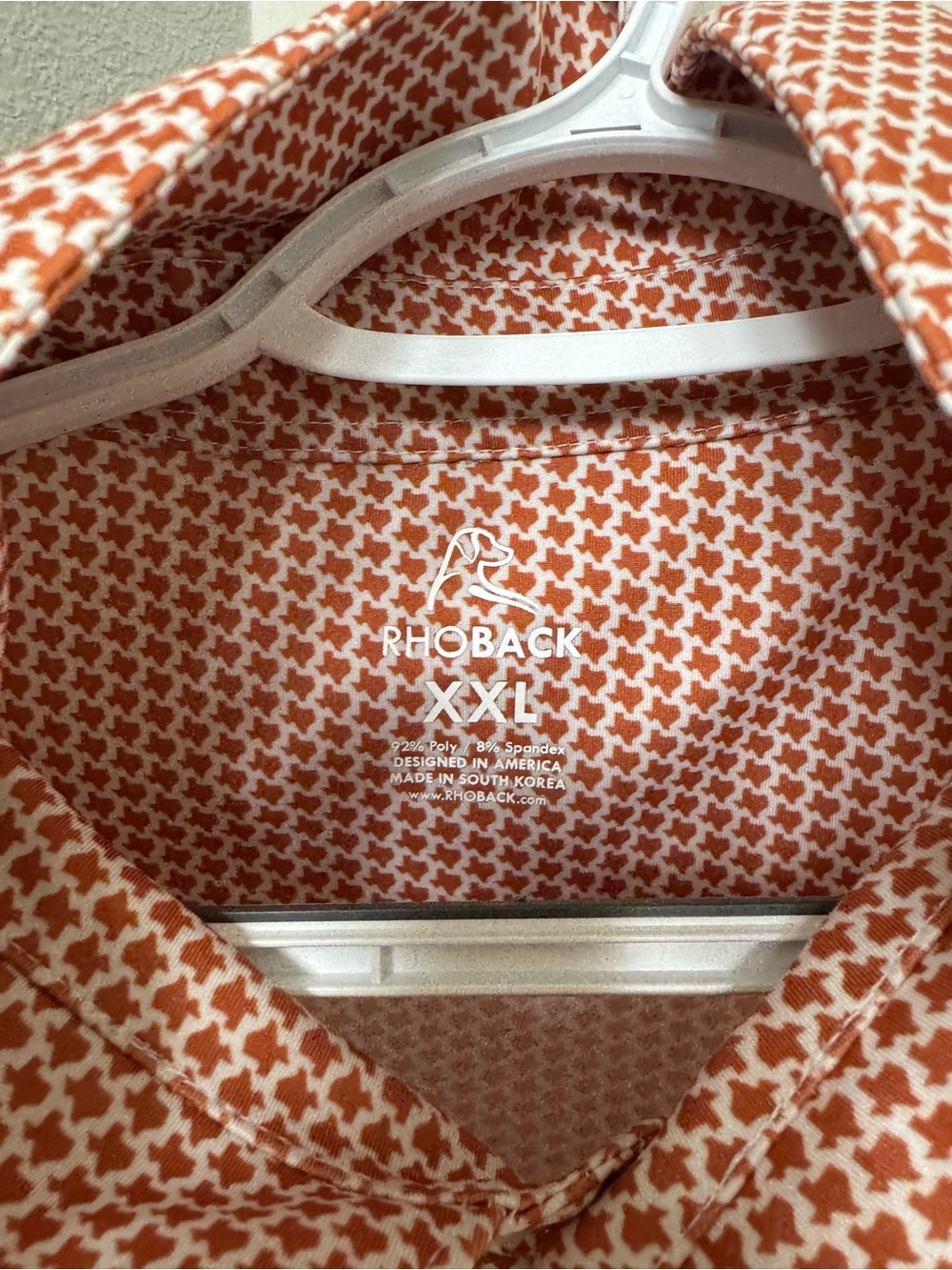 Men’s XXL Rhoback Texas Polo